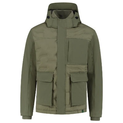 TRICORP PUFFER JACKET REWEAR Unisex jacket in army - promotional clothing printed with your company logo