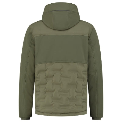 TRICORP PUFFER JACKET REWEAR Unisex jacket in army - promotional clothing printed with your company logo