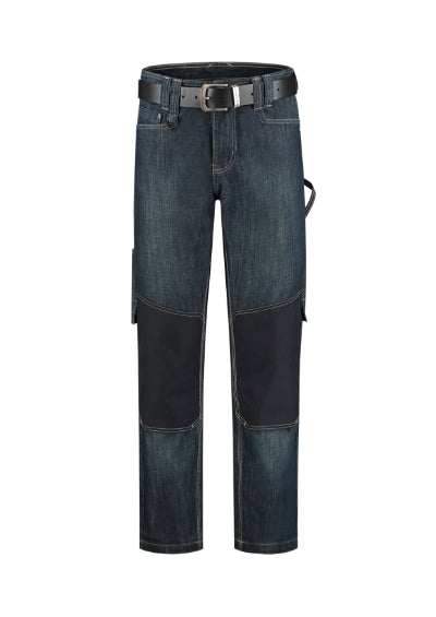 TRICORP WORK JEANS Unisex work jeans in denim blue - promotional clothing printed with your company logo