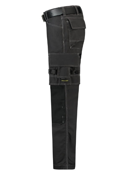 TRICORP CORDURA CANVAS WORK PANTS Unisex work trousers in dark gray - promotional clothing printed with your company logo
