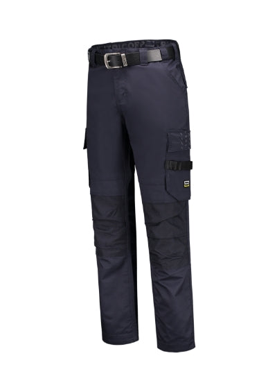 TRICORP WORK PANTS TWILL CORDURA Unisex work trousers in navy blue - promotional clothing printed with your company logo