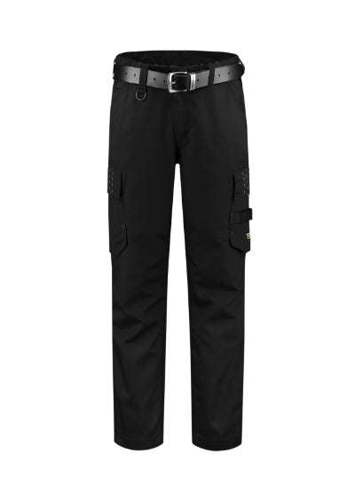 TRICORP WORK PANTS TWILL Unisex work trousers in black - promotional clothing printed with your company logo