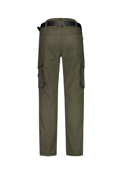 TRICORP WORK PANTS TWILL Unisex work trousers in army - promotional clothing printed with your company logo