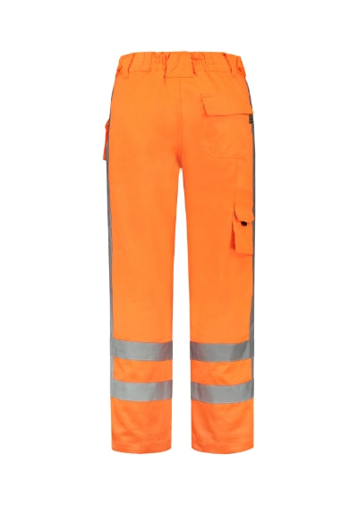 TRICORP RWS WORK PANTS Unisex work trousers in fluorescent orange - promotional clothing printed with your company logo