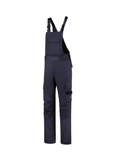 TRICORP BIB & BRACE TWILL CORDURA Unisex work bib trousers in ink - promotional clothing printed with your company logo
