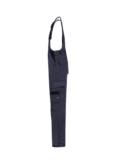 TRICORP BIB & BRACE TWILL CORDURA Unisex work bib trousers in ink - promotional clothing printed with your company logo