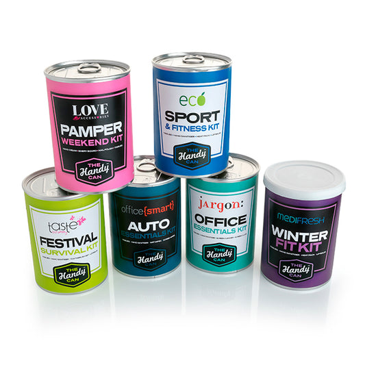 Deluxe Auto Essentials Handy Can Kit | Branded wellness gifts