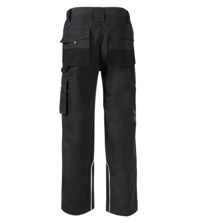 RIMECK RANGER Men's work trousers in ebony gray - promotional clothing printed with your company logo