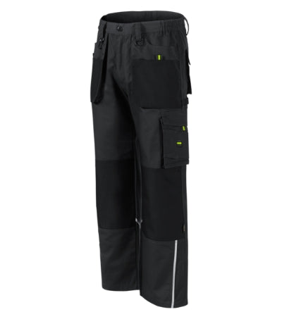 RIMECK RANGER Men's work trousers in ebony gray - promotional clothing printed with your company logo