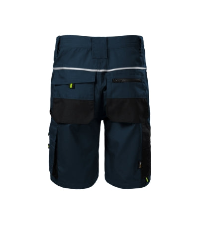 RIMECK RANGER Men's work shorts in navy blue - promotional clothing printed with your company logo