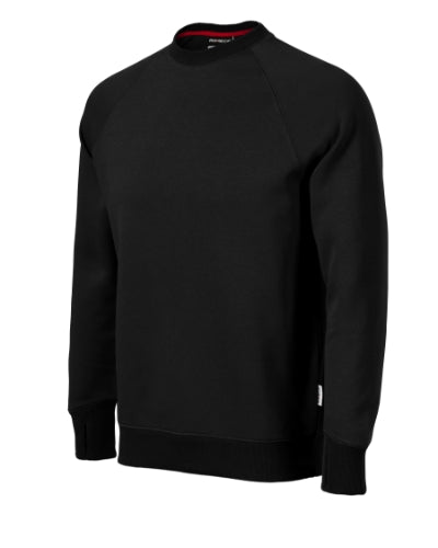 RIMECK VERTEX Men's sweatshirt in black - promotional clothing printed with your company logo