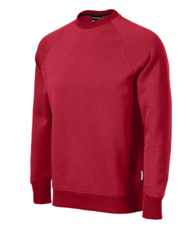 RIMECK VERTEX Men's sweatshirt in marlboro red - promotional clothing printed with your company logo