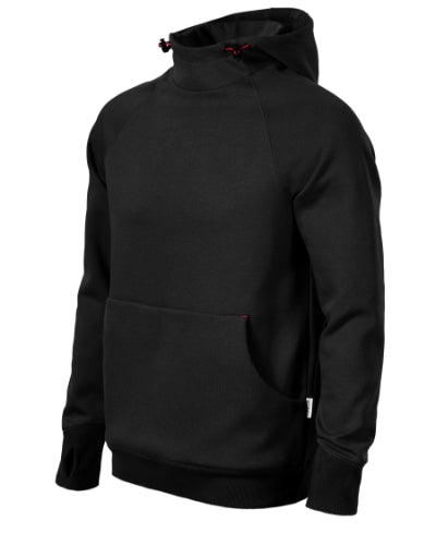 RIMECK VERTEX HOODIE Men's sweatshirt in black - promotional clothing printed with your company logo